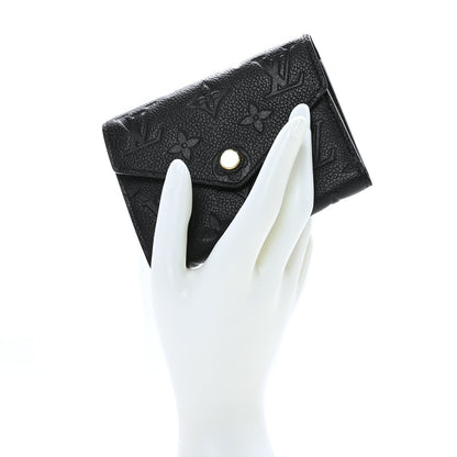 Louis Vuitton Empreinte Victorine Wallet Black 2 of 7