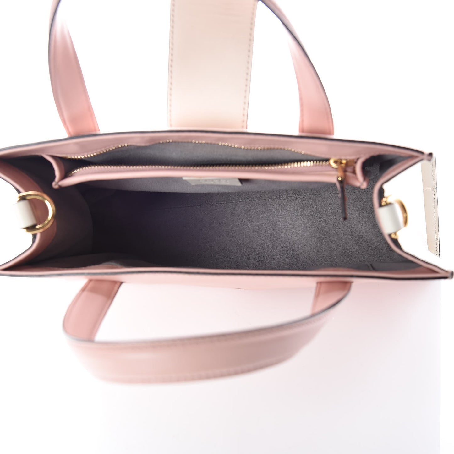 Nappa Small Bamboo Buckle Top Handle Bag Perfect Pink