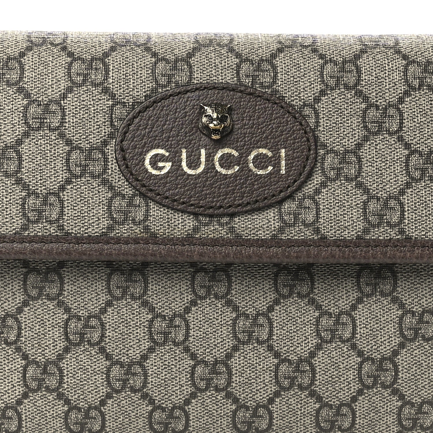 Gucci GG Supreme Monogram Neo Vintage Web Belt Bag Brown 9 of 12