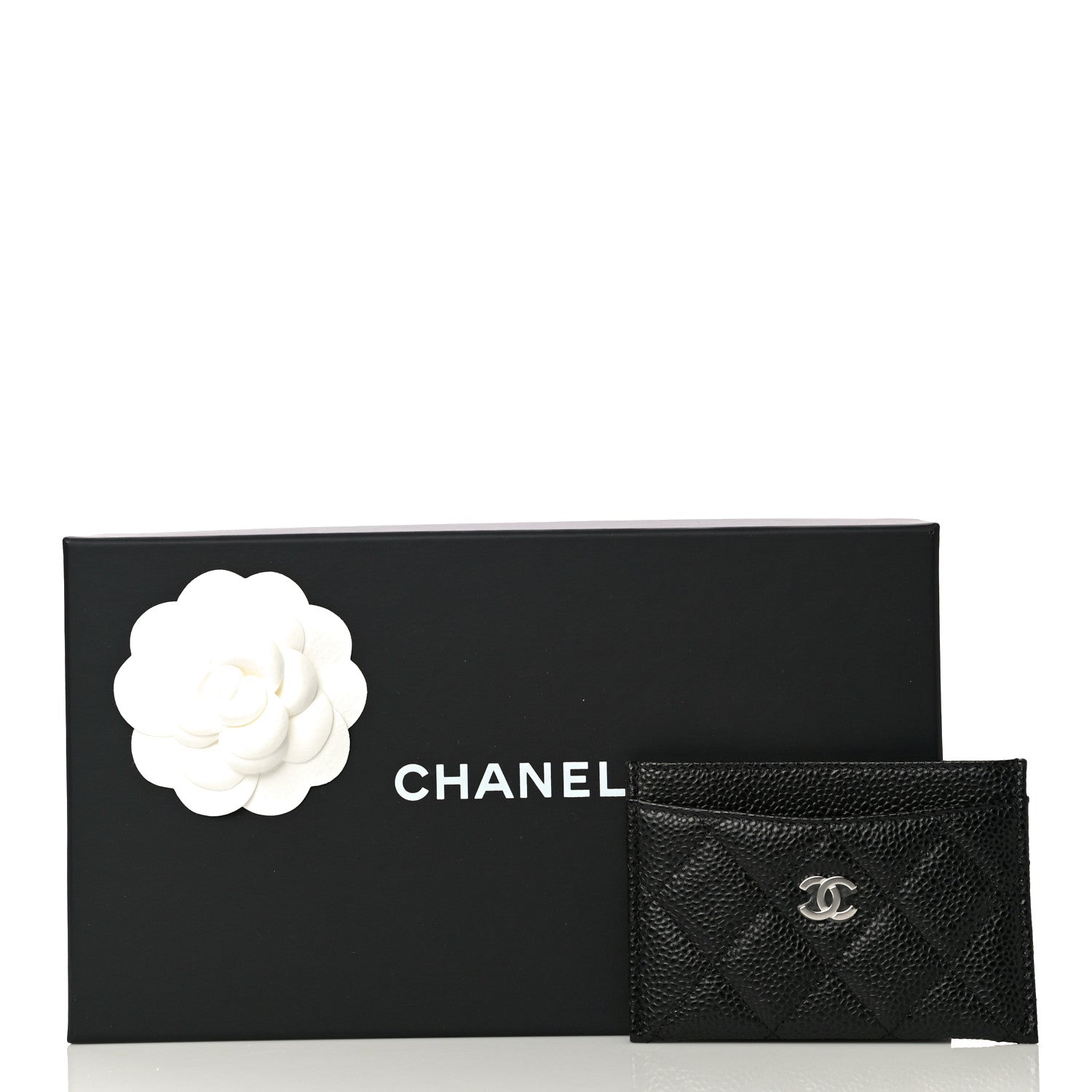 Chanel Caviar Quilted Card Holder Black 12 of 12