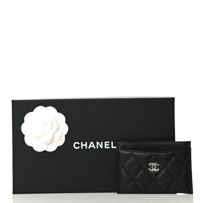 Chanel Caviar Quilted Card Holder Black 12 of 12