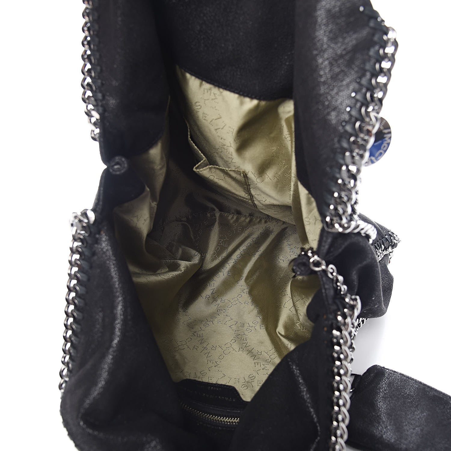 Stella McCartney Shaggy Deer Big Falabella Tote Black 6 of 10