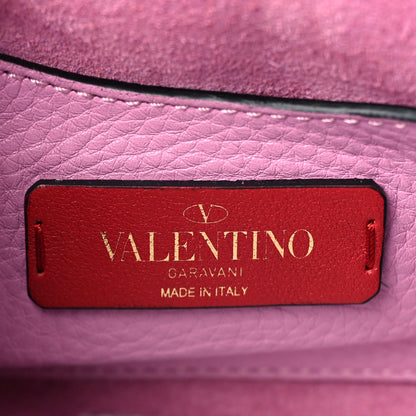 Valentino Garavani Pebbled Calfskin Mini Rockstud Crossbody Bag Giacinto 5 of 7