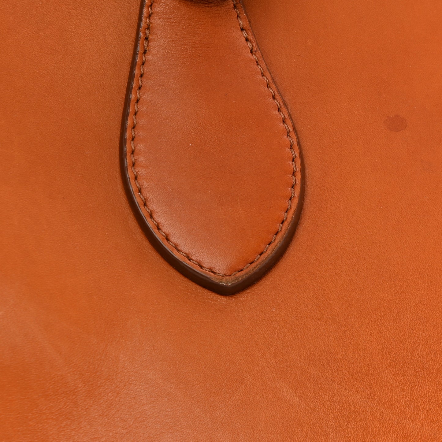 Natural Calfskin Medium Tie Knot Tote Tan