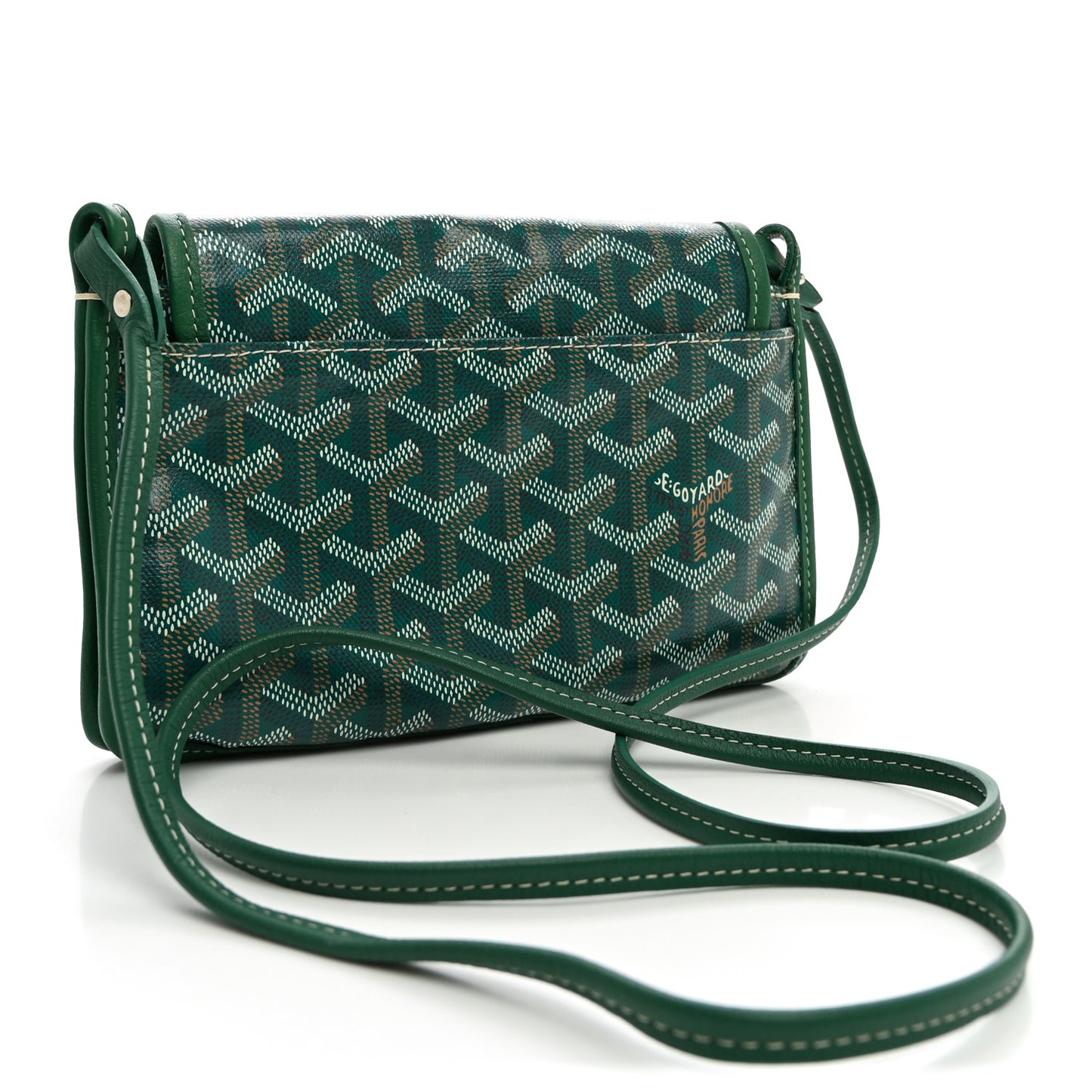 Goyardine Plumet Wallet Clutch Green