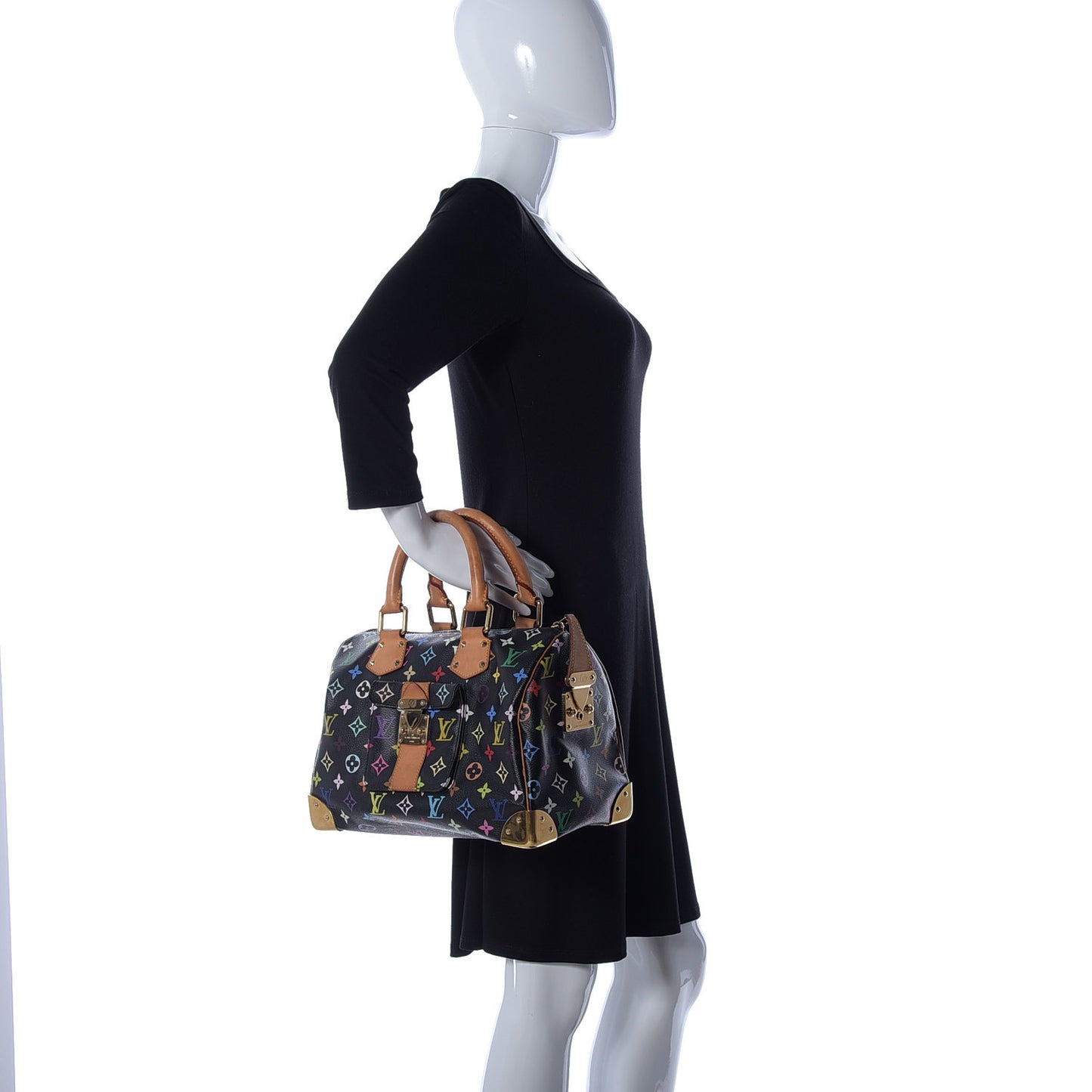 Monogram Multicolor Speedy 30 Black