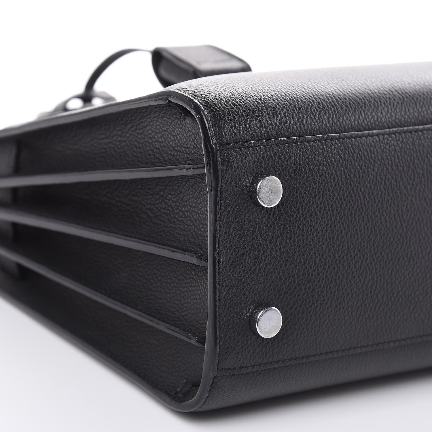 Saint Laurent Grained Calfskin Baby Sac De Jour Black 8 of 16