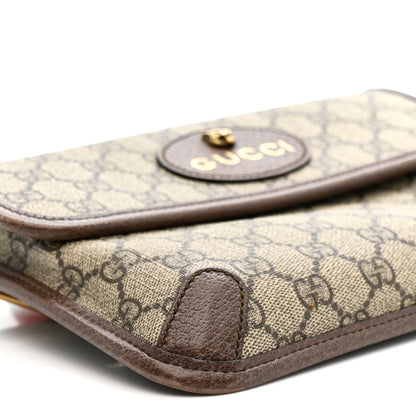 Gucci GG Supreme Monogram Neo Vintage Web Belt Bag Brown 9 of 14