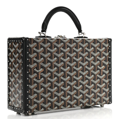 Goyard Goyardine Grand Hotel Trunk Bag Black 3 of 11
