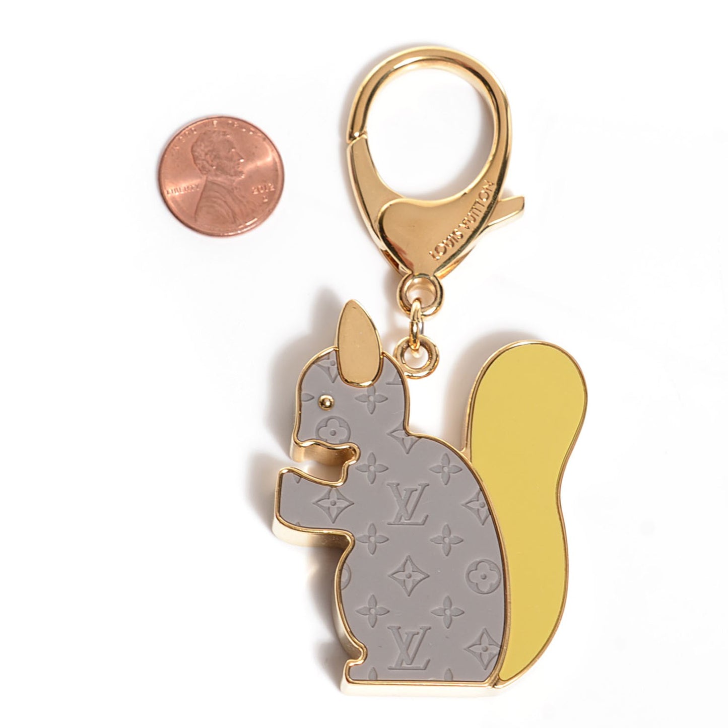 Anamania Ecureil Squirrel Bag Charm Gris Art Deco