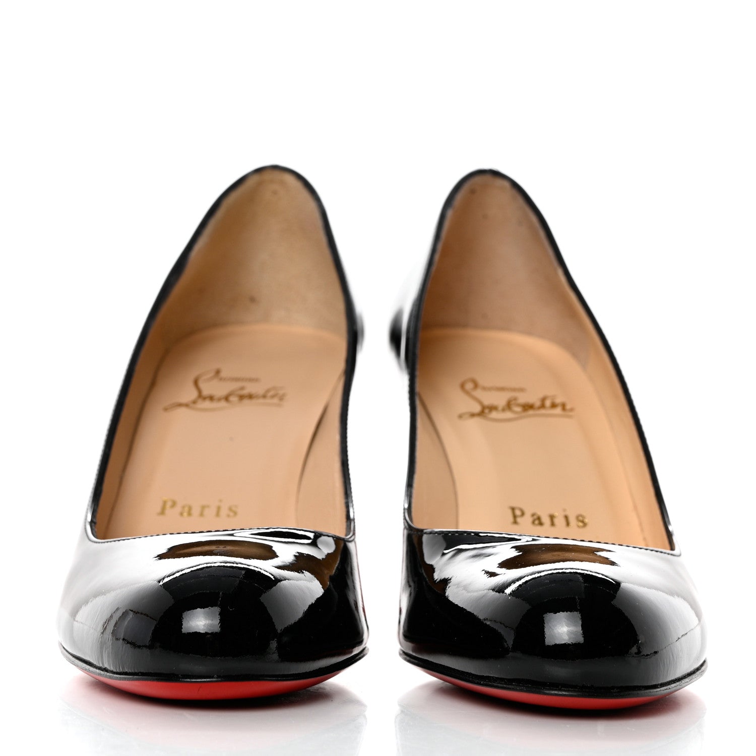 Christian Louboutin Patent Simple 70 Pumps 35 Black 2 of 8