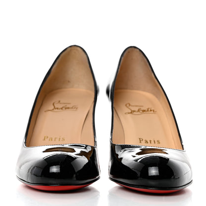 Christian Louboutin Patent Simple 70 Pumps 35 Black 2 of 8