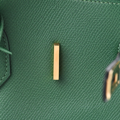 Hermes Epsom Birkin 35 Vert Bengale 9 of 28