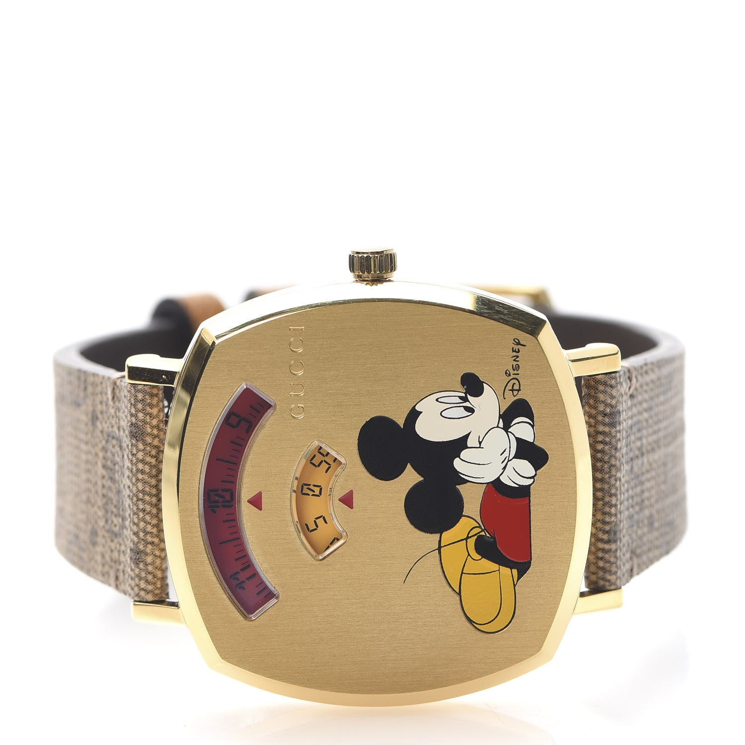 Gucci X DISNEY Stainless Steel Canvas 35mm Mickey Mouse Quartz Watch 3 of 7