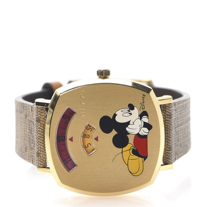 Gucci X DISNEY Stainless Steel Canvas 35mm Mickey Mouse Quartz Watch 3 of 7