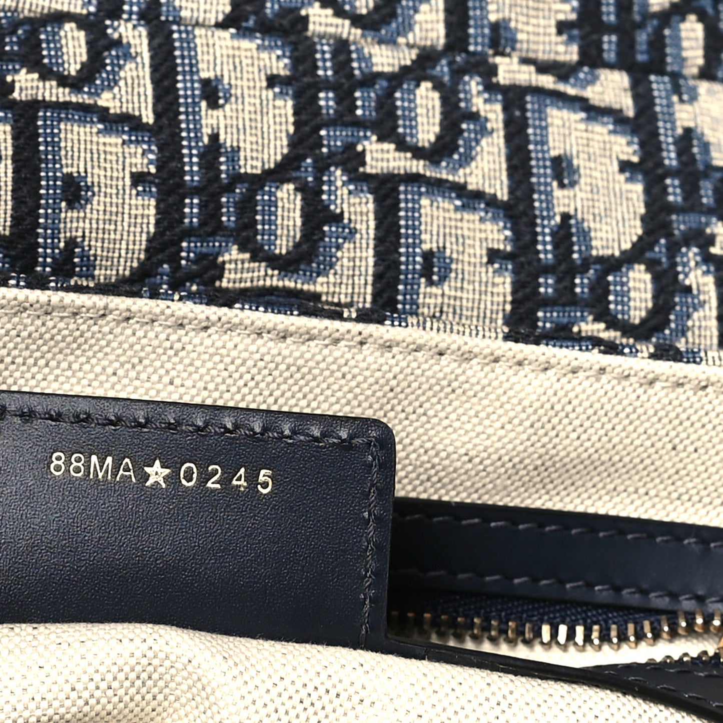 Oblique Saddle Bag With Strap Blue