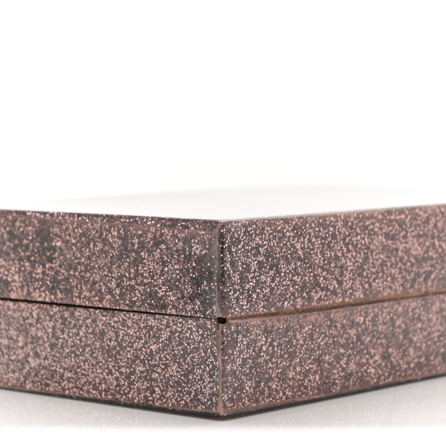 Stella McCartney Acrylic Glitter Chain Clutch Copper 8 of 11