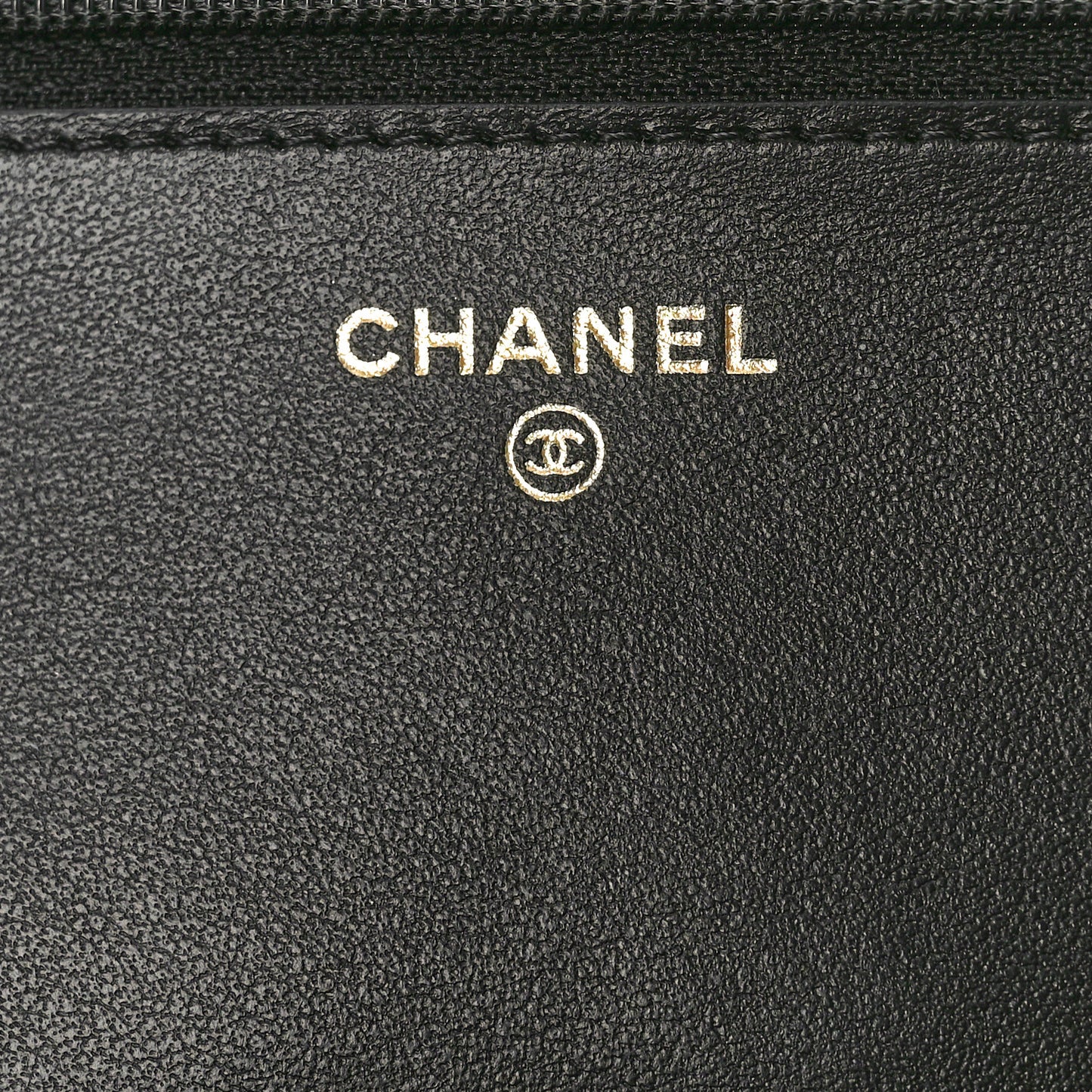 Caviar Quilted Boy Wallet On Chain WOC Black