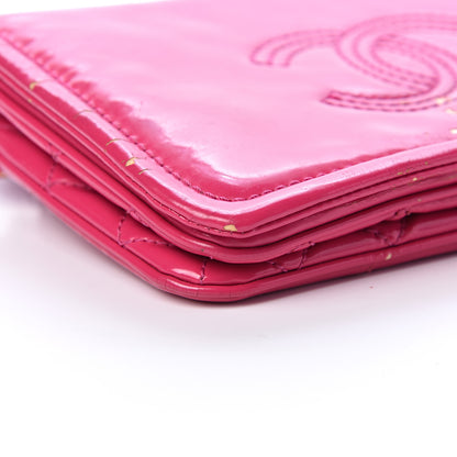 Chanel Glazed Calfskin Small Lipstick Flap Bag Fuchsia 13 of 20
