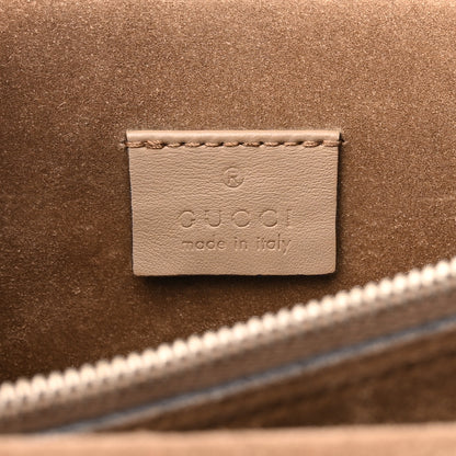 Gucci GG Supreme Monogram Bee Embroidered Medium Dionysus Shoulder Bag Taupe 9 of 15