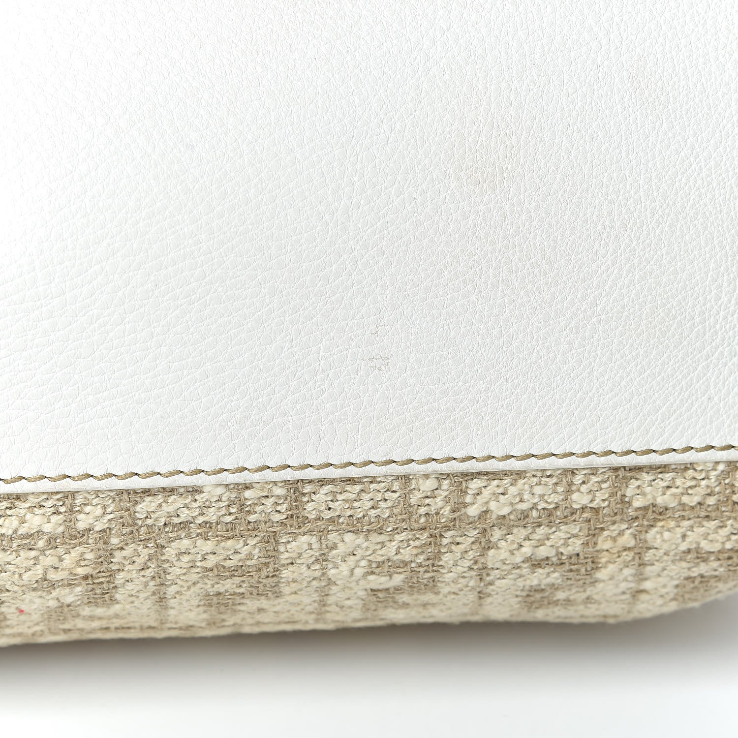 Fendi Corda Zucca Large Peekaboo Iconic Satchel White 14 of 17