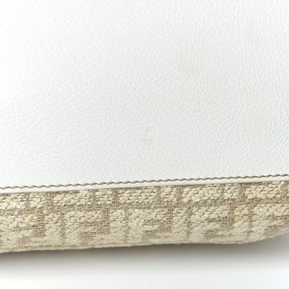 Fendi Corda Zucca Large Peekaboo Iconic Satchel White 14 of 17