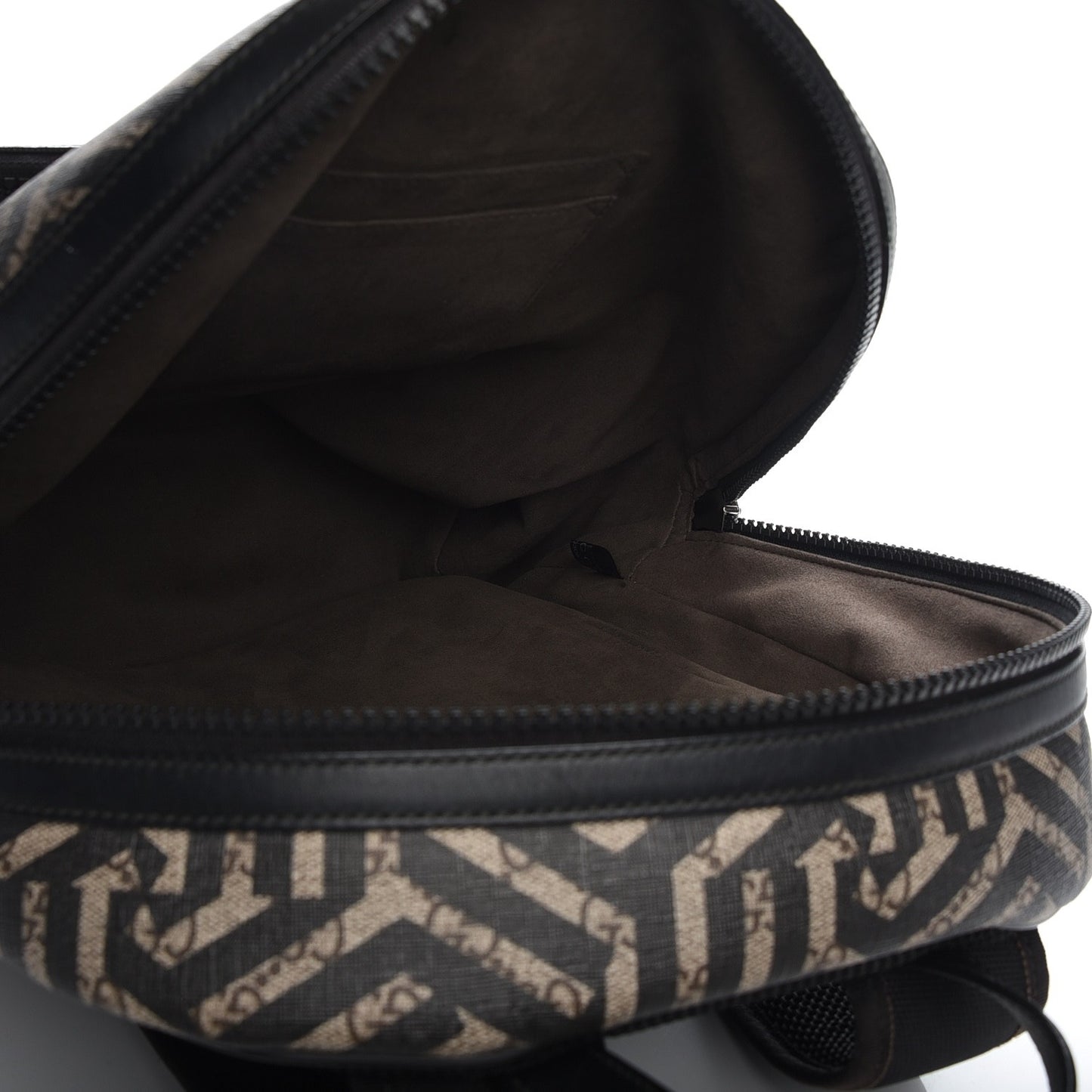 GG Supreme Monogram Caleido Medium Day Backpack Black