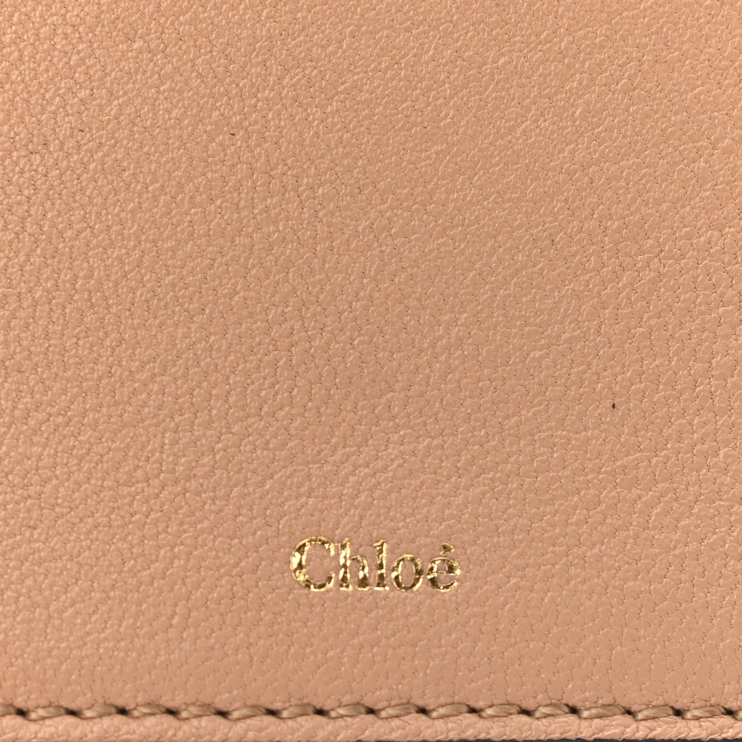Chloe Calfskin Zip Pouch Beige 6 of 6