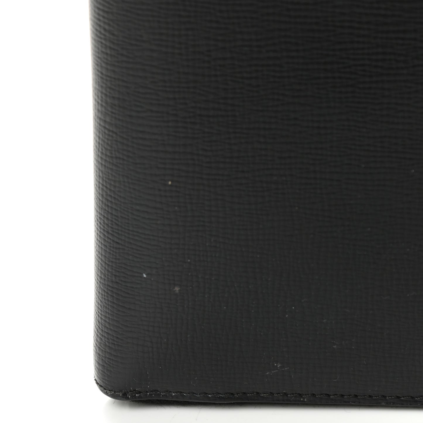 London Grainy Calfskin Renfrew Long Zip Around Wallet Black
