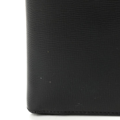 Burberry London Grainy Calfskin Renfrew Long Zip Around Wallet Black 8 of 11