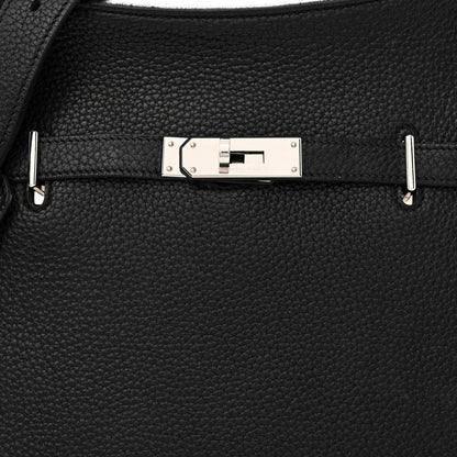 Hermes Taurillon Clemence Jypsiere 28 Black 8 of 10