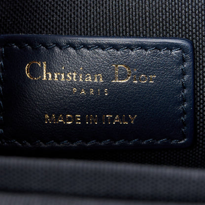 Christian Dior Oblique Calfskin East West Book Tote With Strap Blue Multicolor 6 of 10