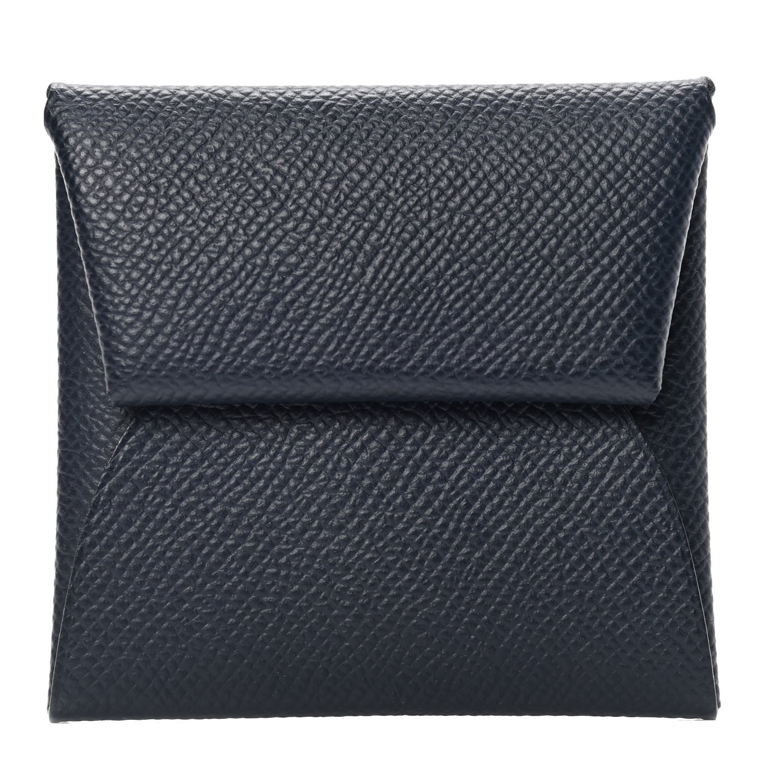 Hermes Epsom Verso Bastia Coin Purse Bleu Indigo Vert Amande 1 of 4