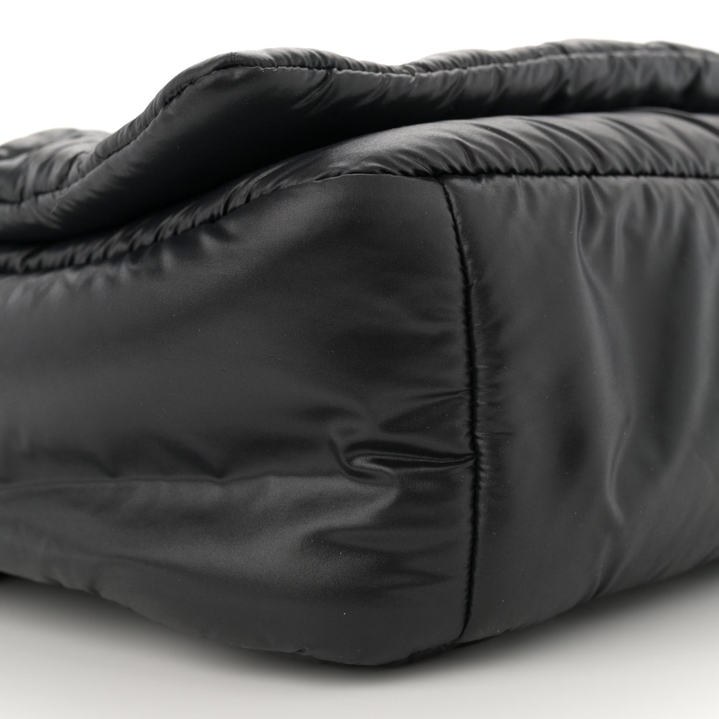 Nylon Coco Cocoon Messenger Bag Black