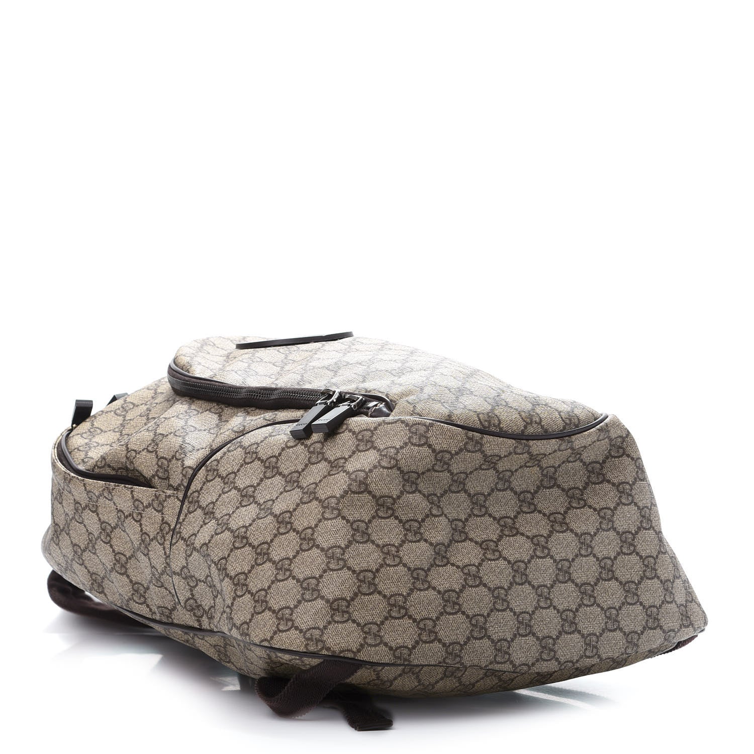 Gucci GG Plus Monogram Interlocking G Medium Backpack Dark Brown 3 of 11