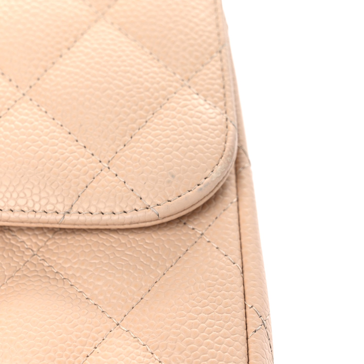 Chanel Caviar Quilted Jumbo Double Flap Beige Clair 22 of 27