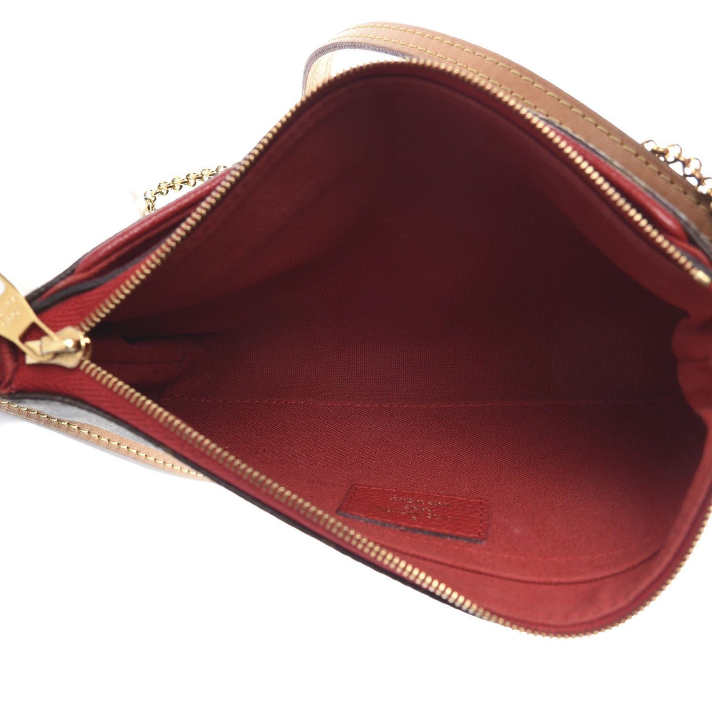 Monogram Pallas Clutch Cherry