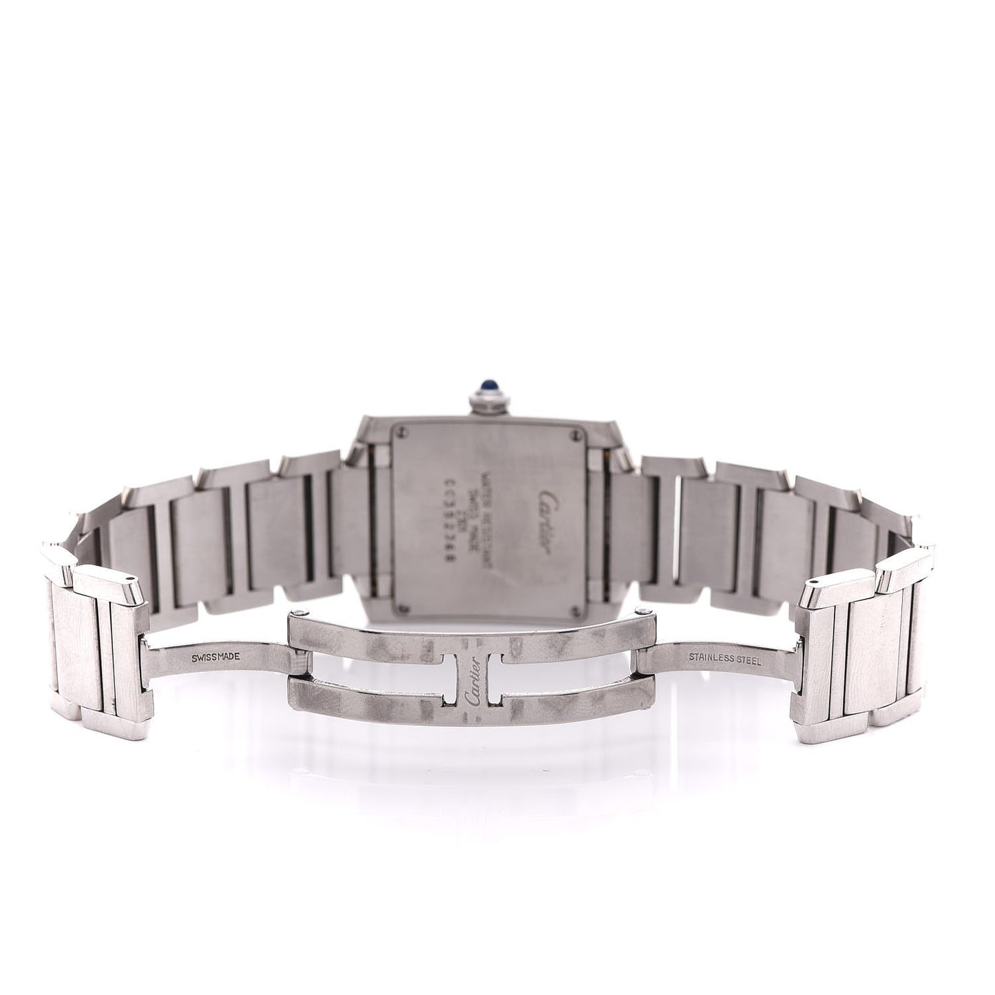 Stainless Steel 25mm Tank Francaise Quartz Watch