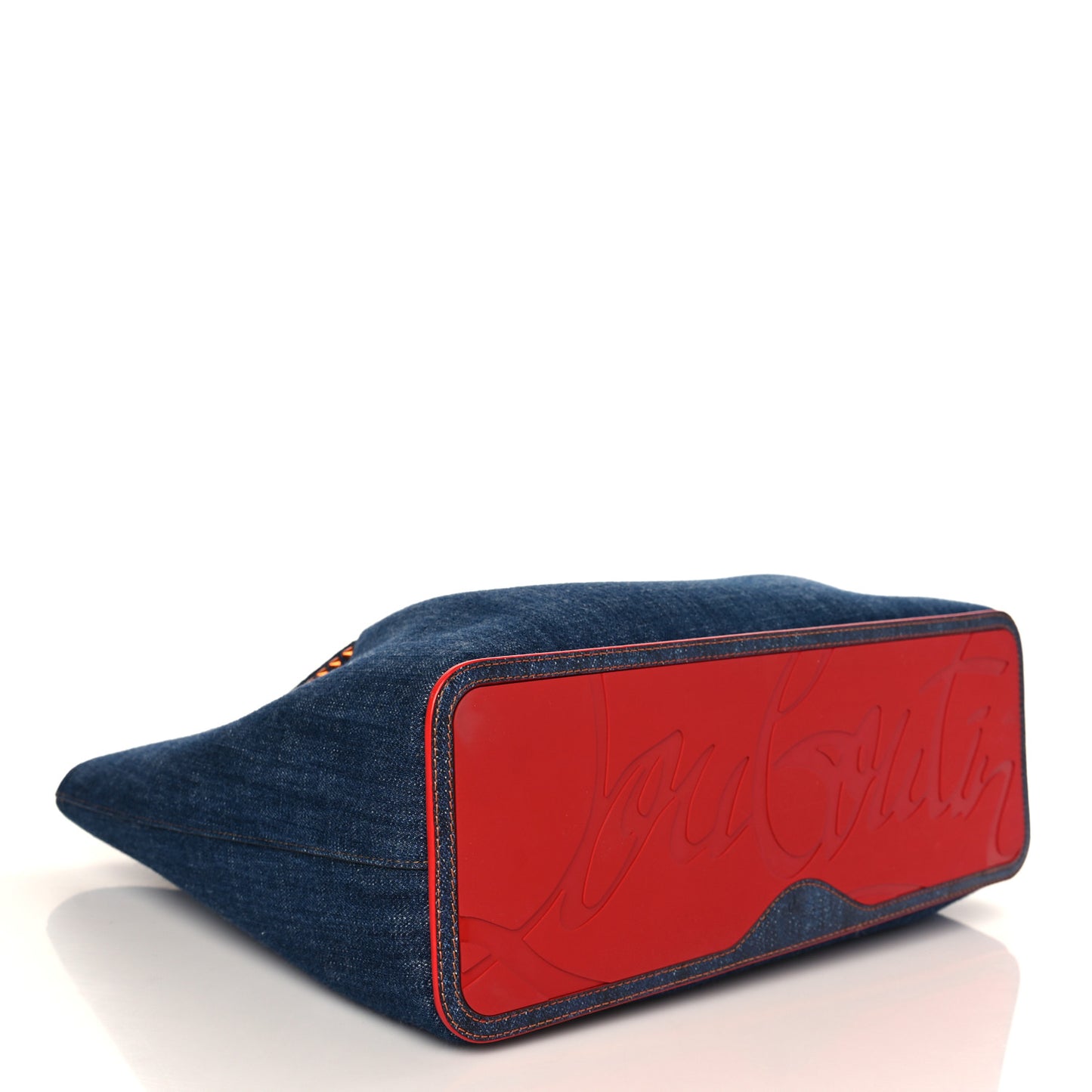Denim Spiked Small Cabarock Shopper Tote