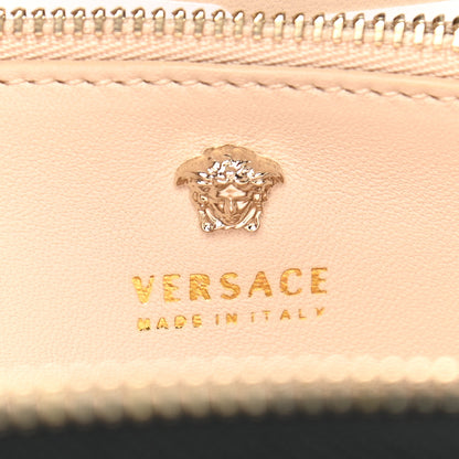 Versace Patent Palazzo Medusa Zip Around Wallet Black 6 of 6