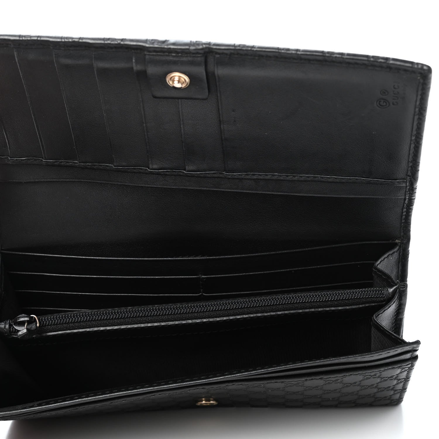 Gucci Soft Microguccissima Continental Wallet Black 4 of 4