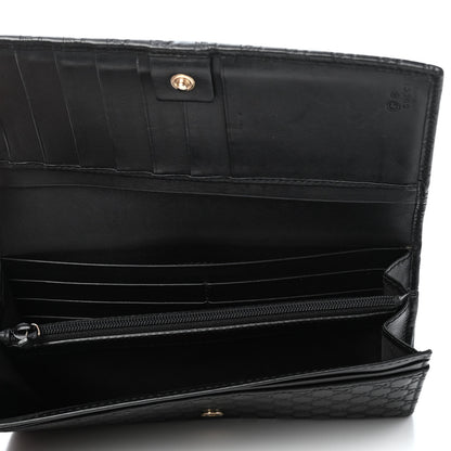 Gucci Soft Microguccissima Continental Wallet Black 4 of 4