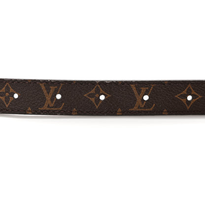 Louis Vuitton Calfskin Monogram 20mm LV Iconic Reversible Belt 65 26 Black 4 of 8