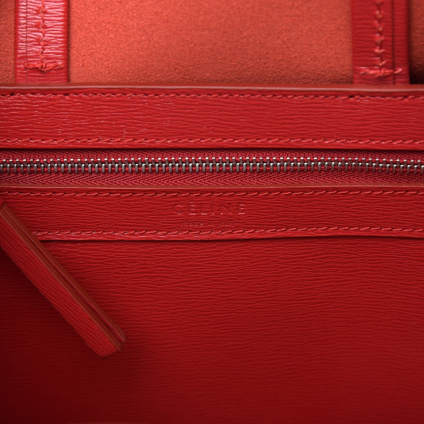 Liege Small Vertical Cabas Pop Red