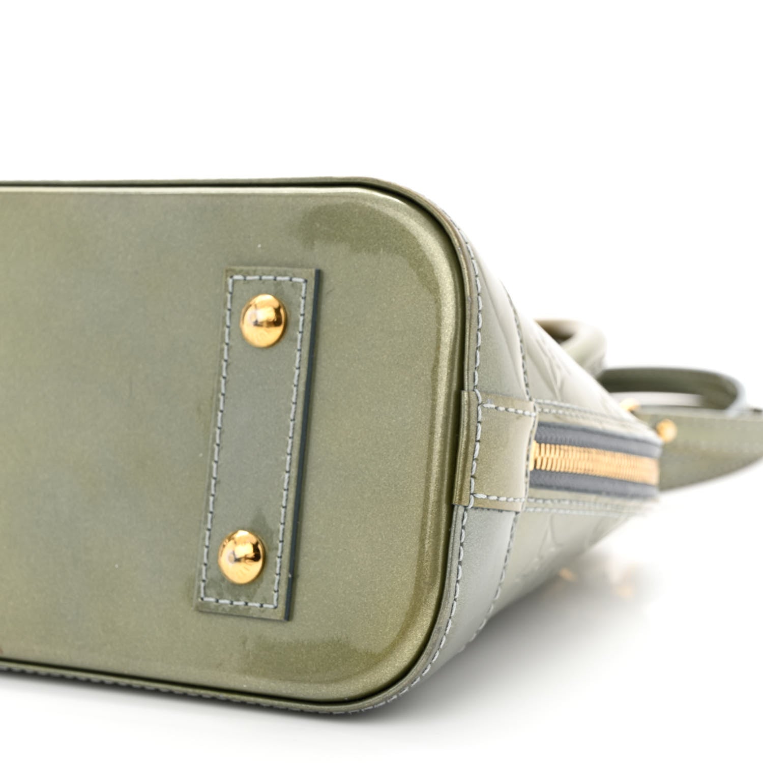 Louis Vuitton Vernis Alma BB Givre 9 of 11