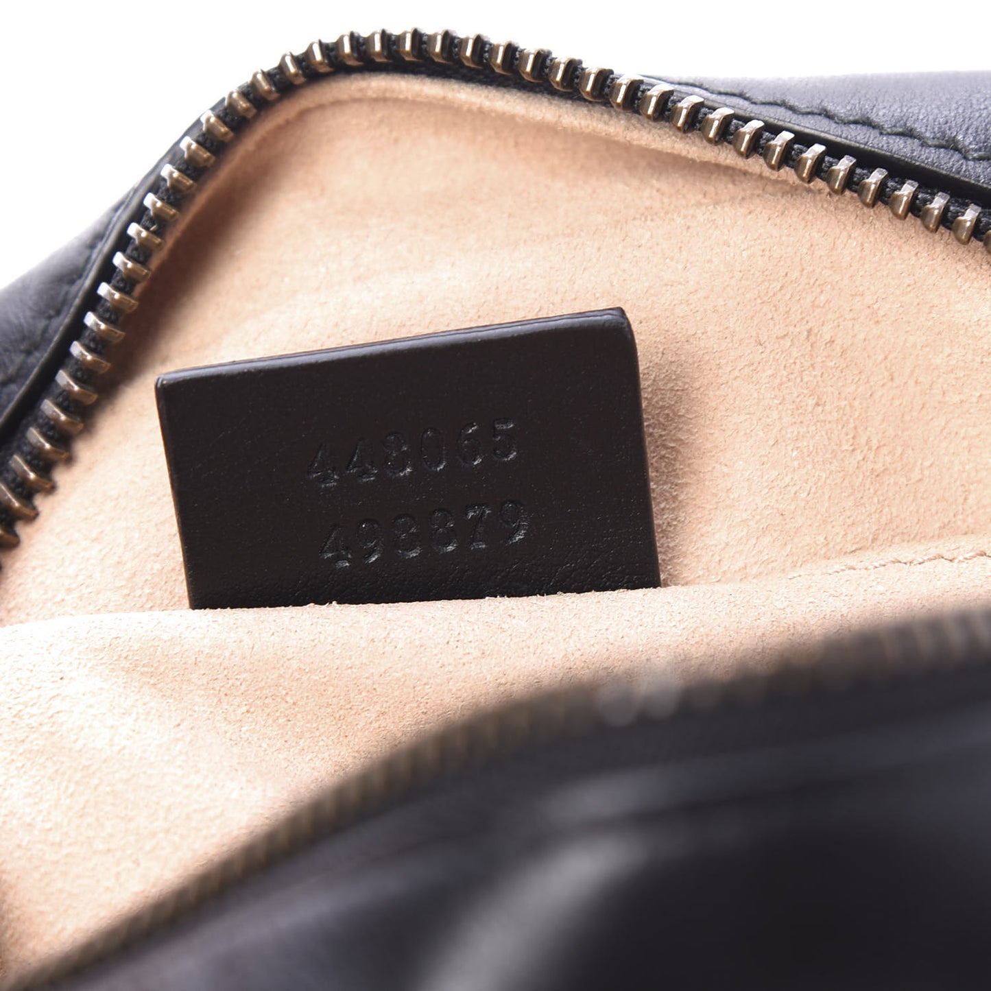 Calfskin Matelasse Mini GG Marmont Chain Shoulder Bag Black