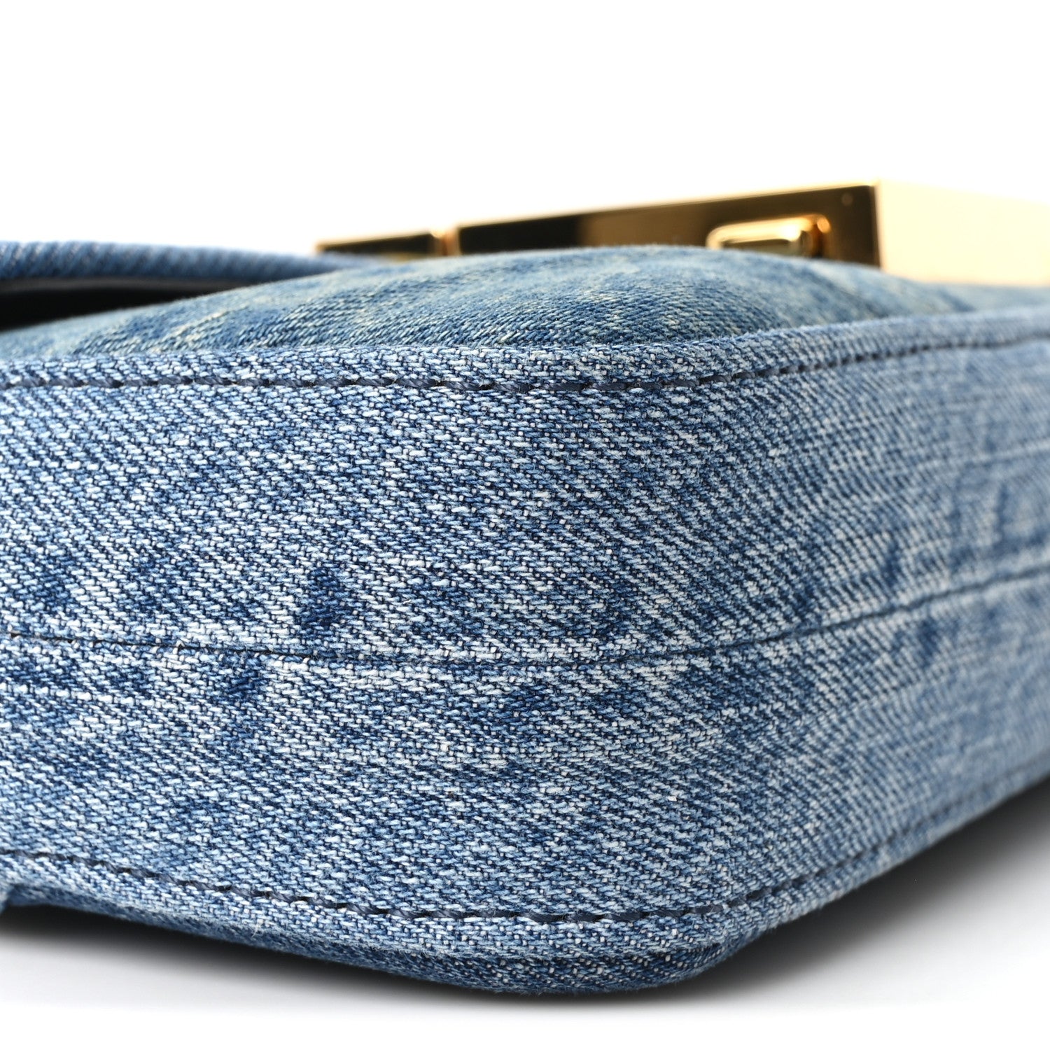Tom Ford Denim 001 Medium Shoulder Bag Blue 7 of 8