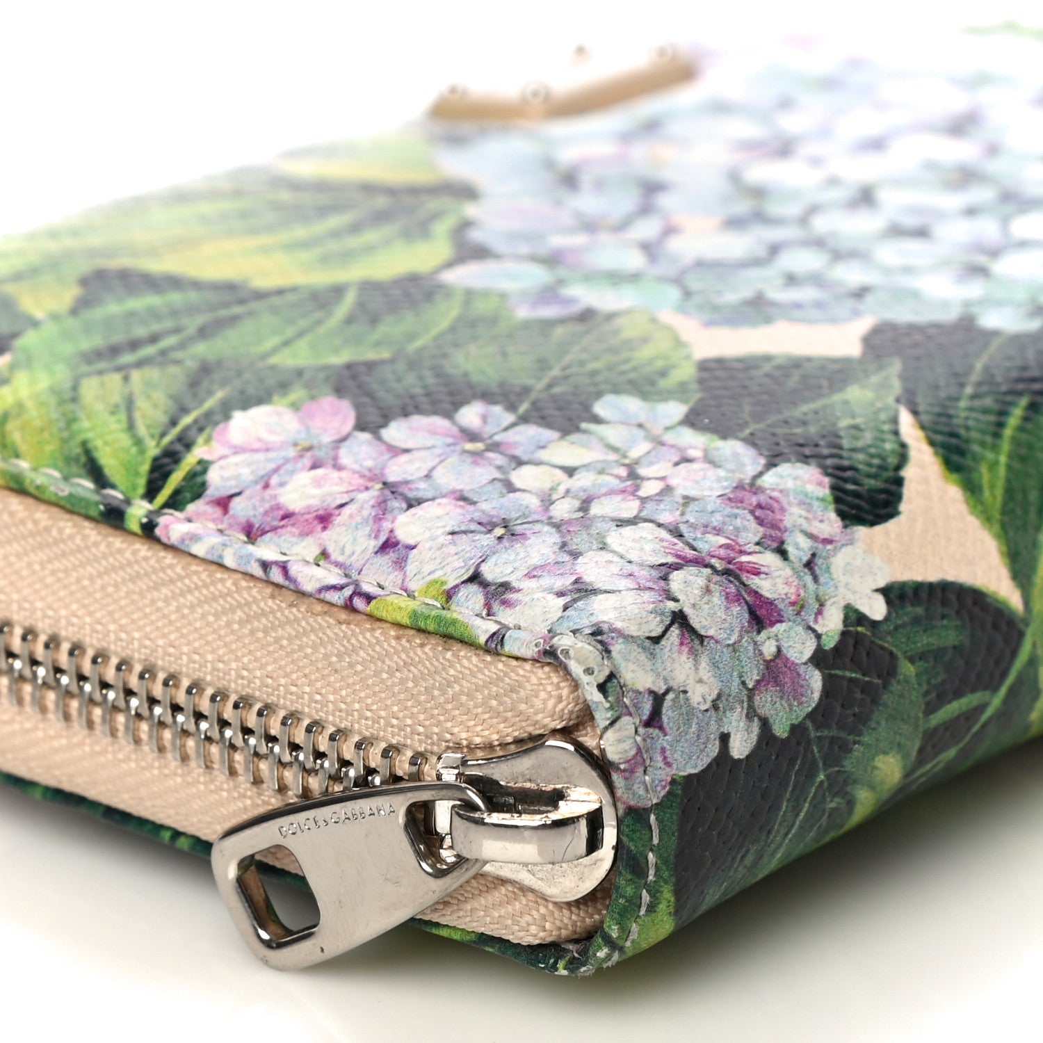 Dolce & Gabbana Dauphine Floral Print Zip Around Wallet Multicolor 9 of 10