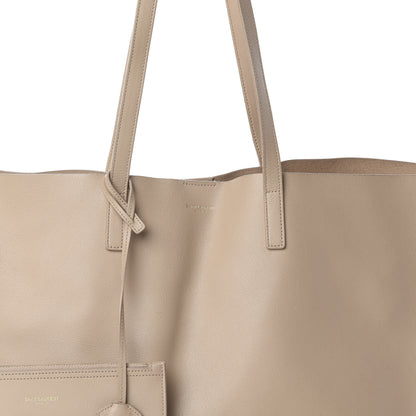 Saint Laurent Calfskin Large Shopping Tote Natural 6 of 8