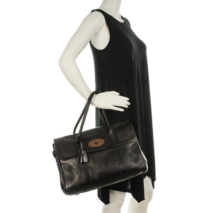 Mulberry Shiny Grain Bayswater Chocolate 2 of 8
